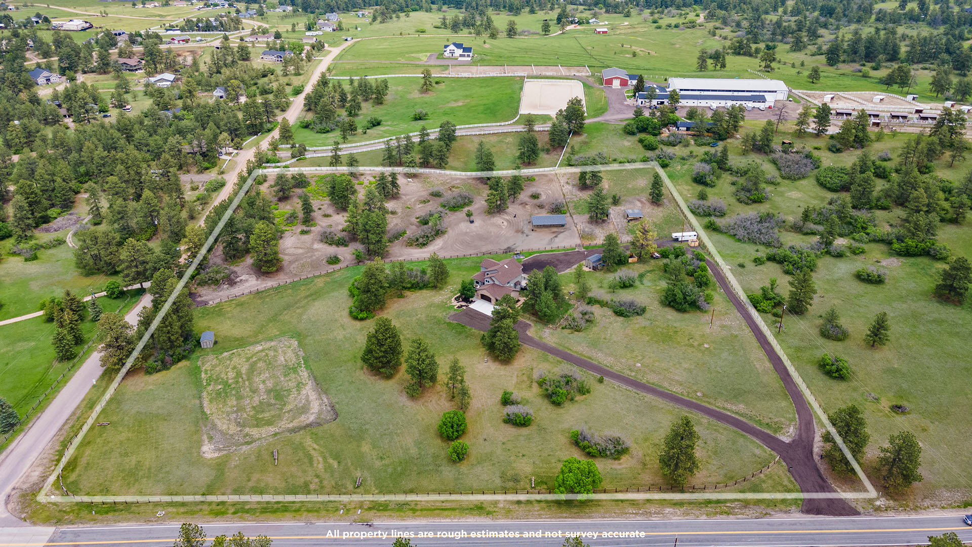 Property outline in full color