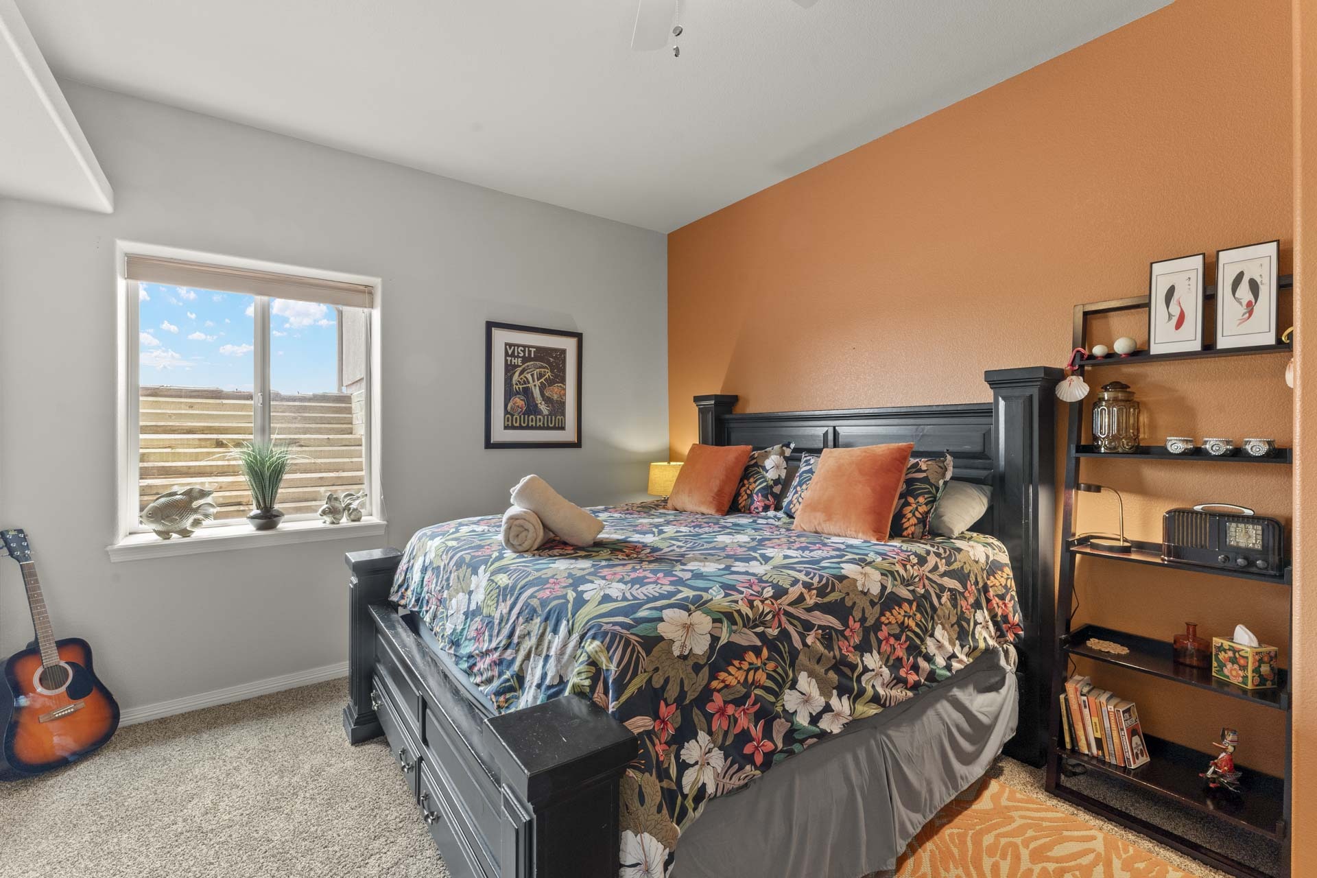 Real Estate photography of a bedroom in a Castle Rock Home